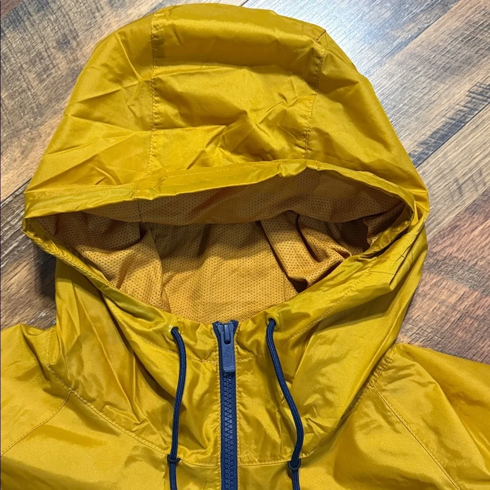 Nike Windrunner Jacket Yellow/Teal Hooded Zip XXL